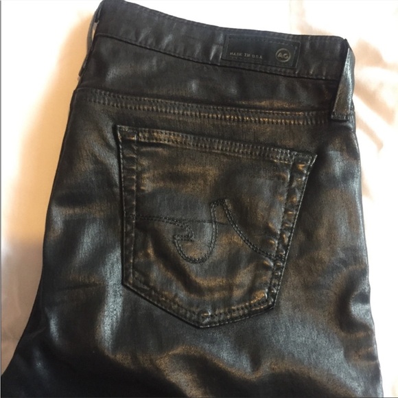 AG black coated jeans.  Size 26.  Excellent condition. - Picture 5 of 5